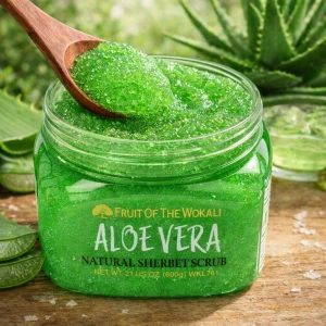 Скраб-щербет, aloe vera, 600 г, wkl761 Thumbnail 3