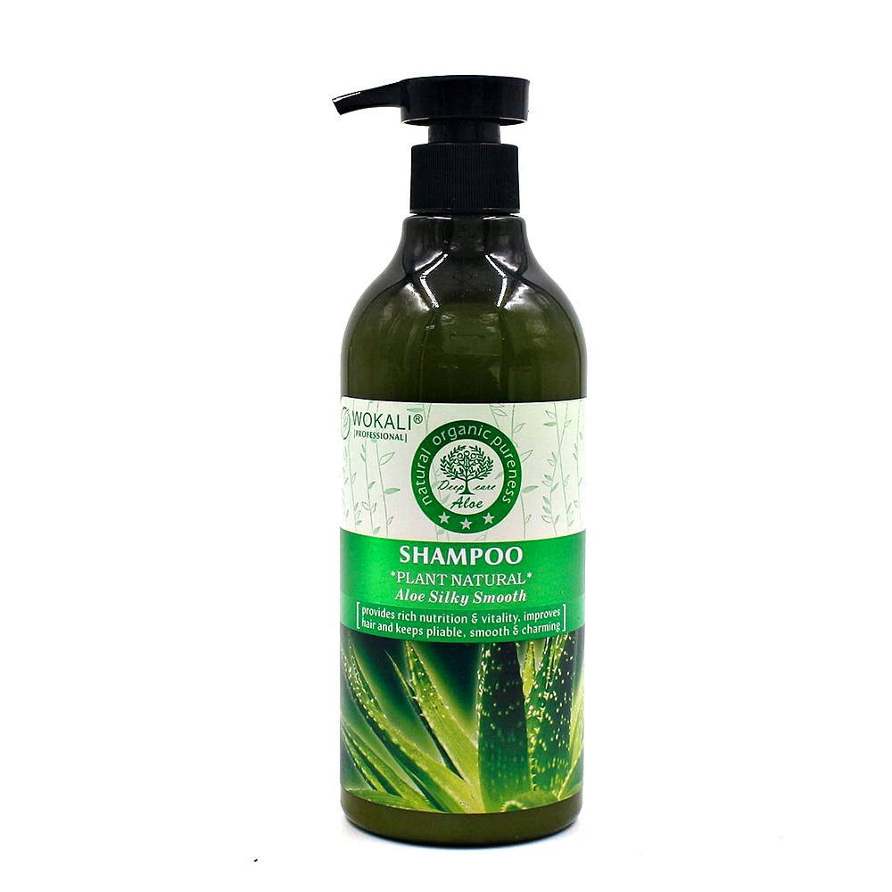 Шампунь wokali, plant natural aloe, 550 мл, wkl-085 2