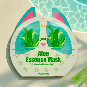 Маска для лица kiss beauty, aloe essence, 1483-03a