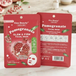Маска для лица kiss beauty, pomegranate, 1380-07