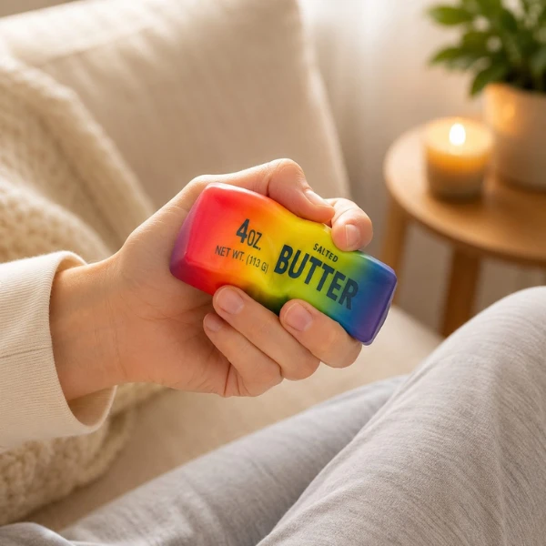 Jucărie antistres "needoh: butter", 14 cm, multicolor 4