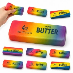 Jucărie antistres "needoh: butter", 14 cm, multicolor Thumbnail 3