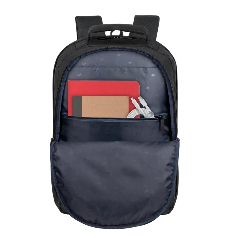 Rucsac pentru laptop rivacase tegel, 17.3", polyester, negru 17