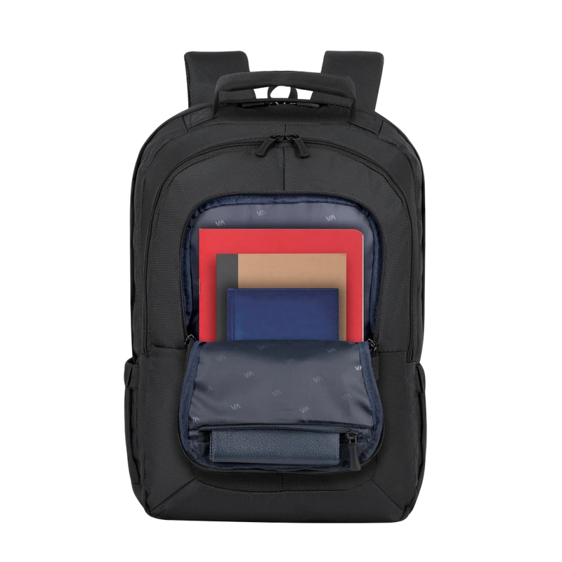 Rucsac pentru laptop rivacase tegel, 17.3", polyester, negru 6