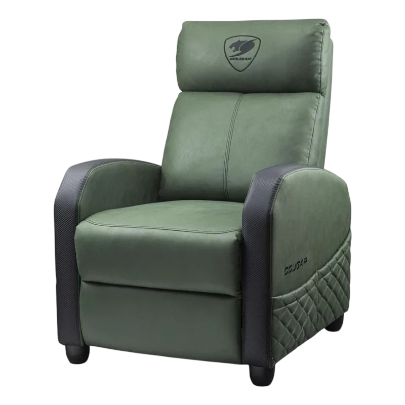 Игровое кресло cougar ranger elite, ткань, искусственная кожа, army green 4