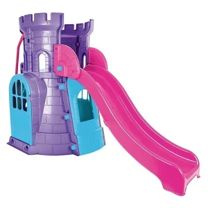 Căsuță cu tobogan ”castel”, violeta