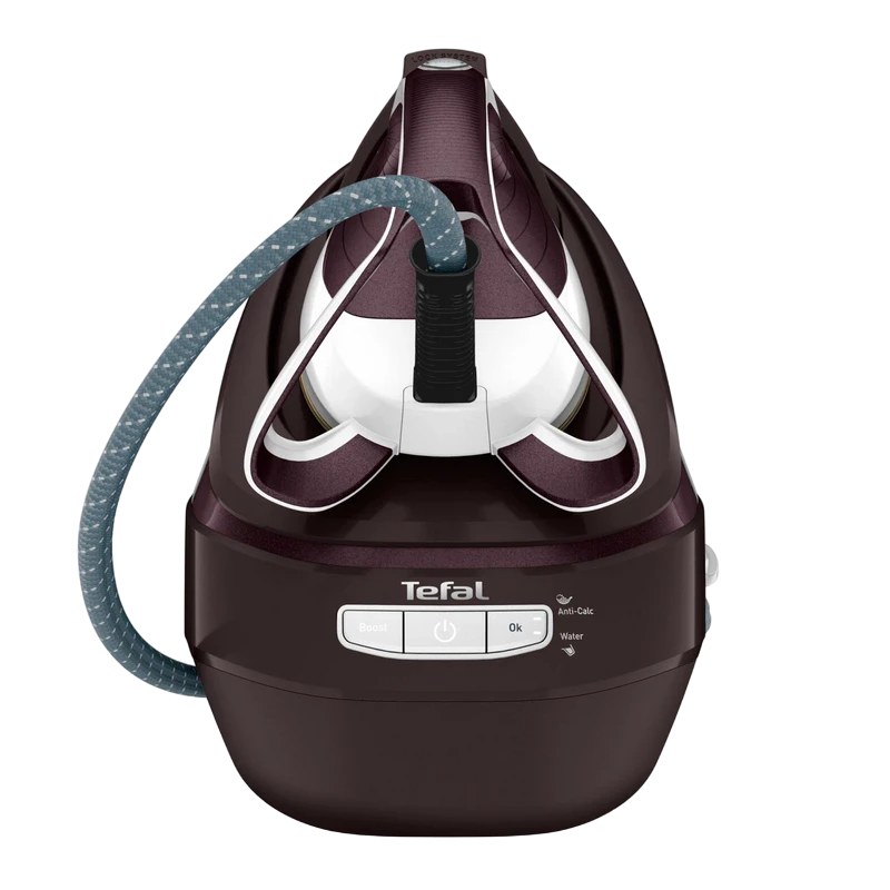 Утюг с парогенератором tefal gv9721e0, 3000вт, бордовый 3