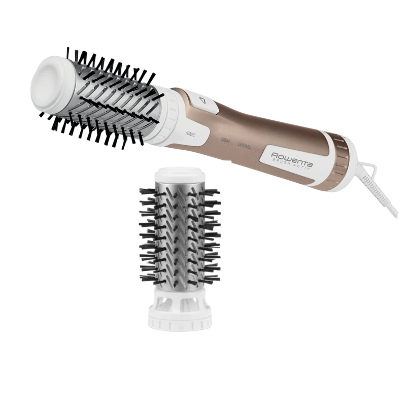 Uscător de păr-perie rowenta cf9520f0, 1000w, aur | alb 2
