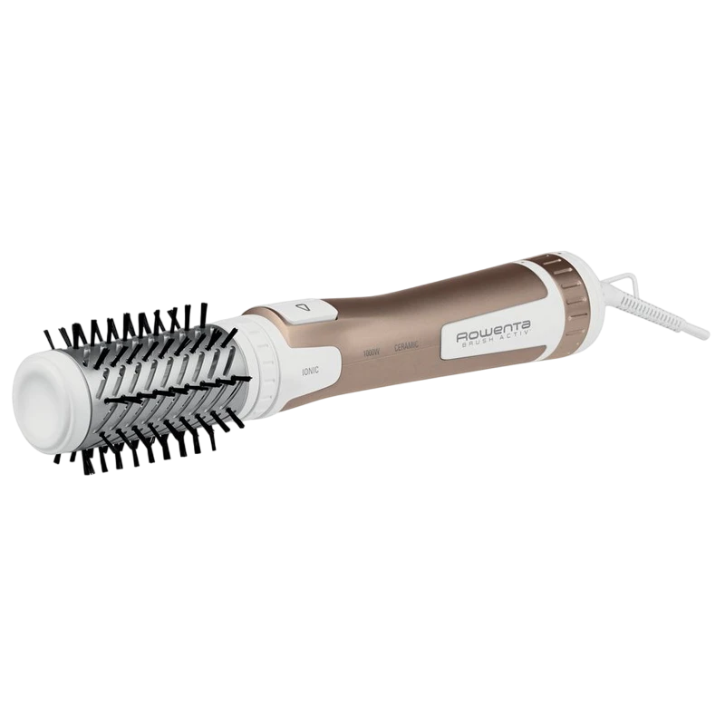 Uscător de păr-perie rowenta cf9520f0, 1000w, aur | alb 4