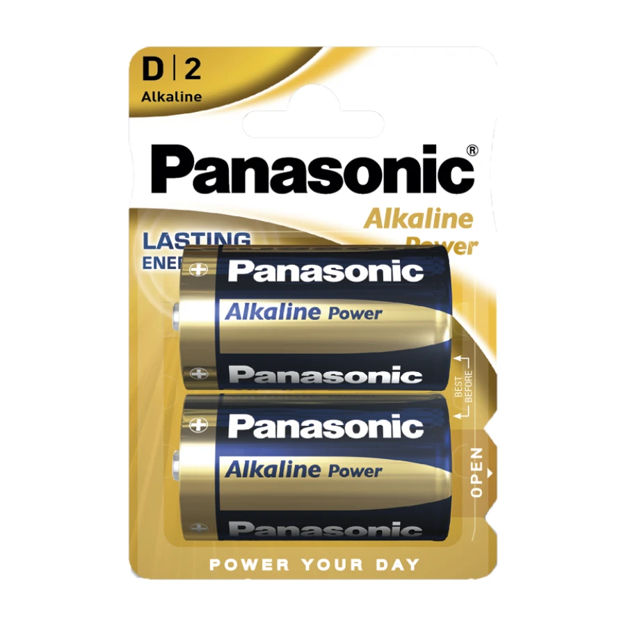 Батарейки panasonic lr20reb, d, 2шт. 2