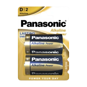 Батарейки panasonic lr20reb, d, 2шт.