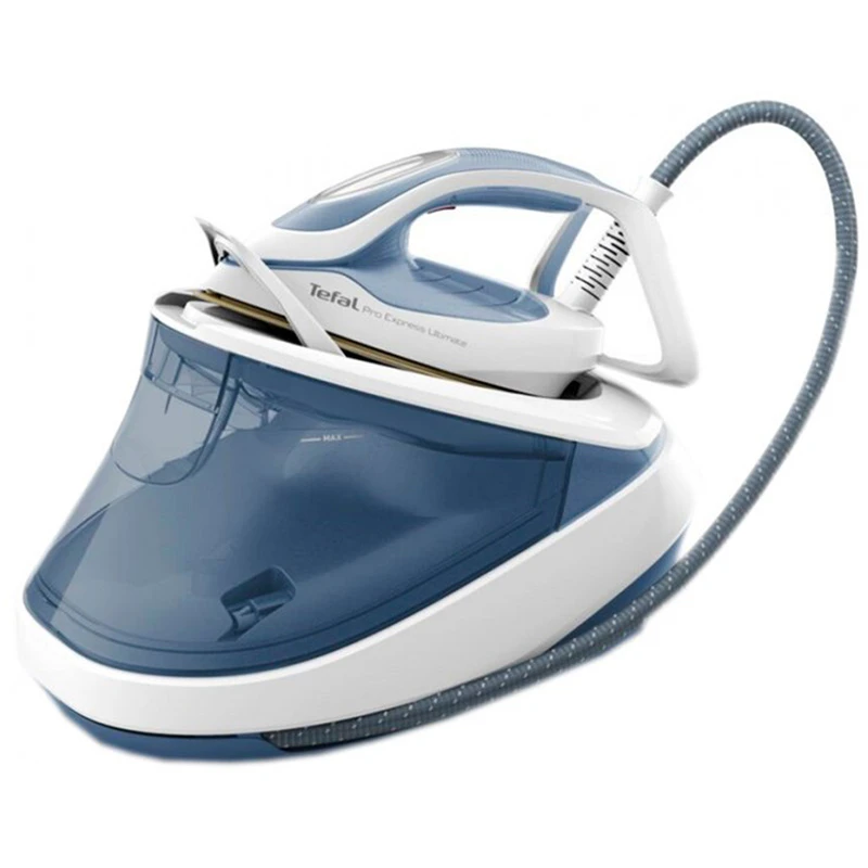Утюг с парогенератором tefal gv9710e0, 3000вт, белый синий 4