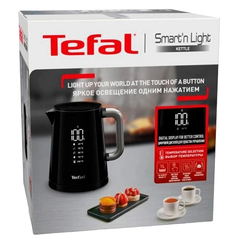Электрочайник tefal ko854830, чёрный 5
