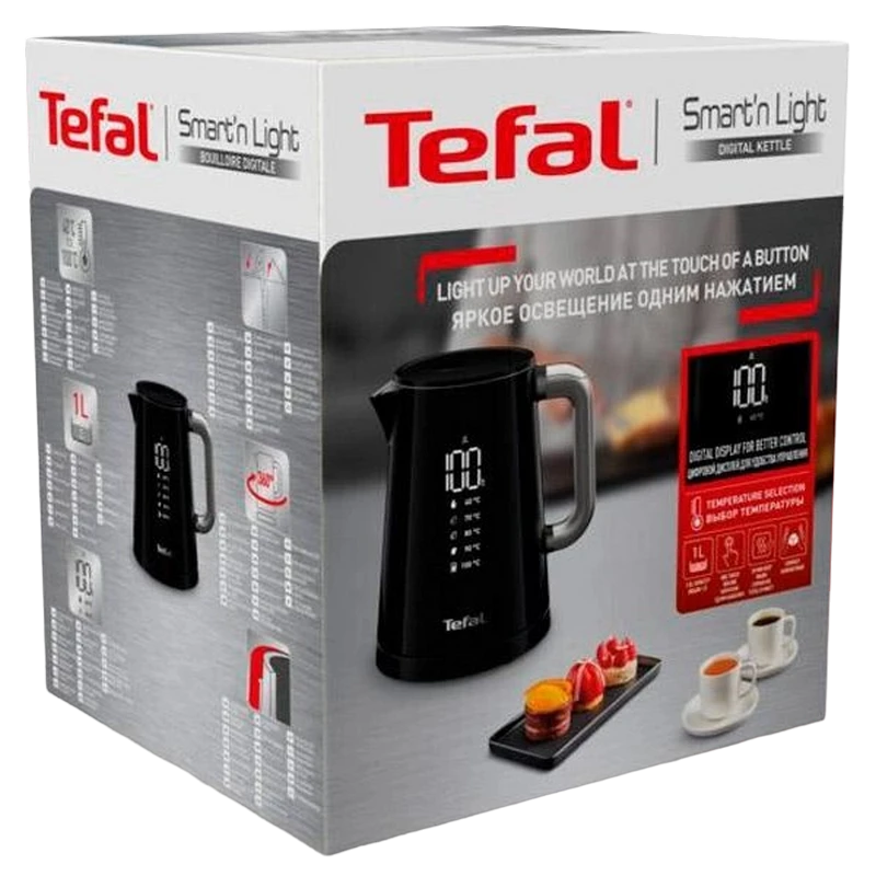 Электрочайник tefal ko854830, чёрный 2