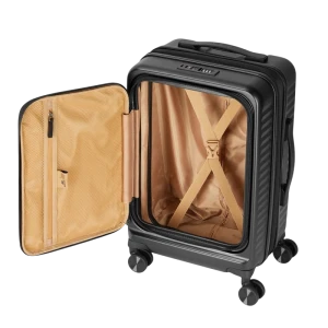Valiză pentru bagaj rivacase clark 8180 eco, 34l, negru Thumbnail 10