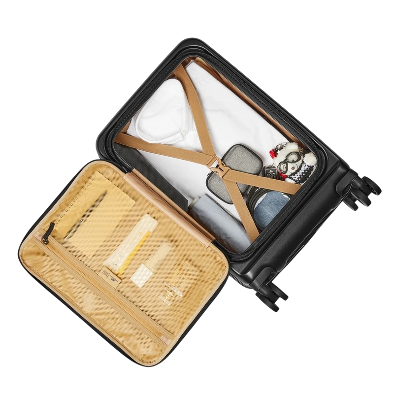 Valiză pentru bagaj rivacase clark 8180 eco, 34l, negru 16