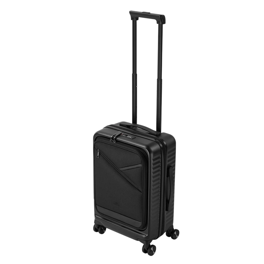 Valiză pentru bagaj rivacase clark 8180 eco, 34l, negru 14