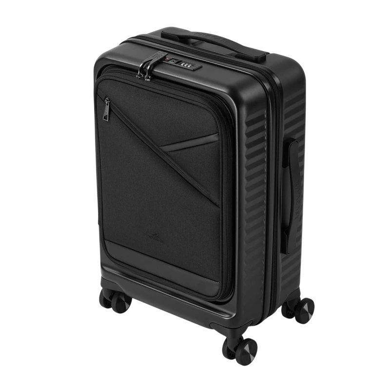 Valiză pentru bagaj rivacase clark 8180 eco, 34l, negru 25