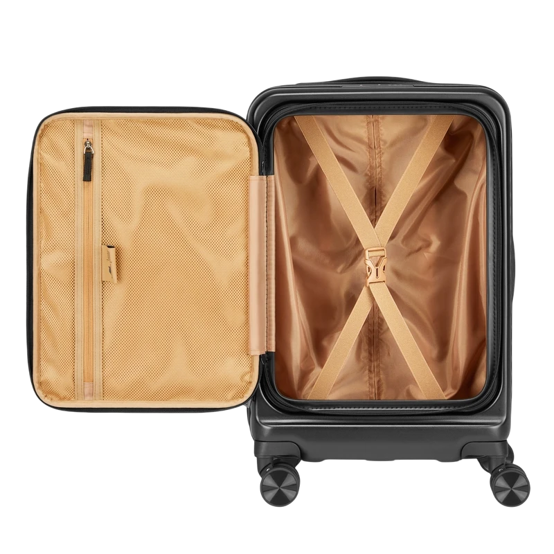 Valiză pentru bagaj rivacase clark 8180 eco, 34l, negru 3