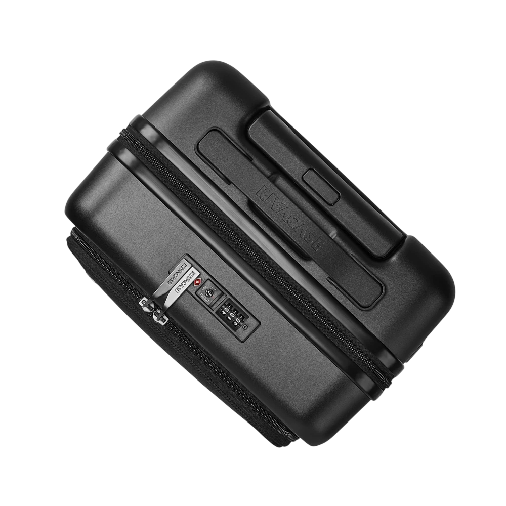 Valiză pentru bagaj rivacase clark 8180 eco, 34l, negru 32