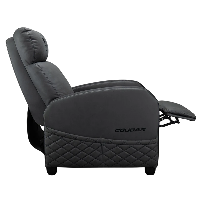 Игровое кресло cougar ranger elite, искусственная кожа, jet gray 3