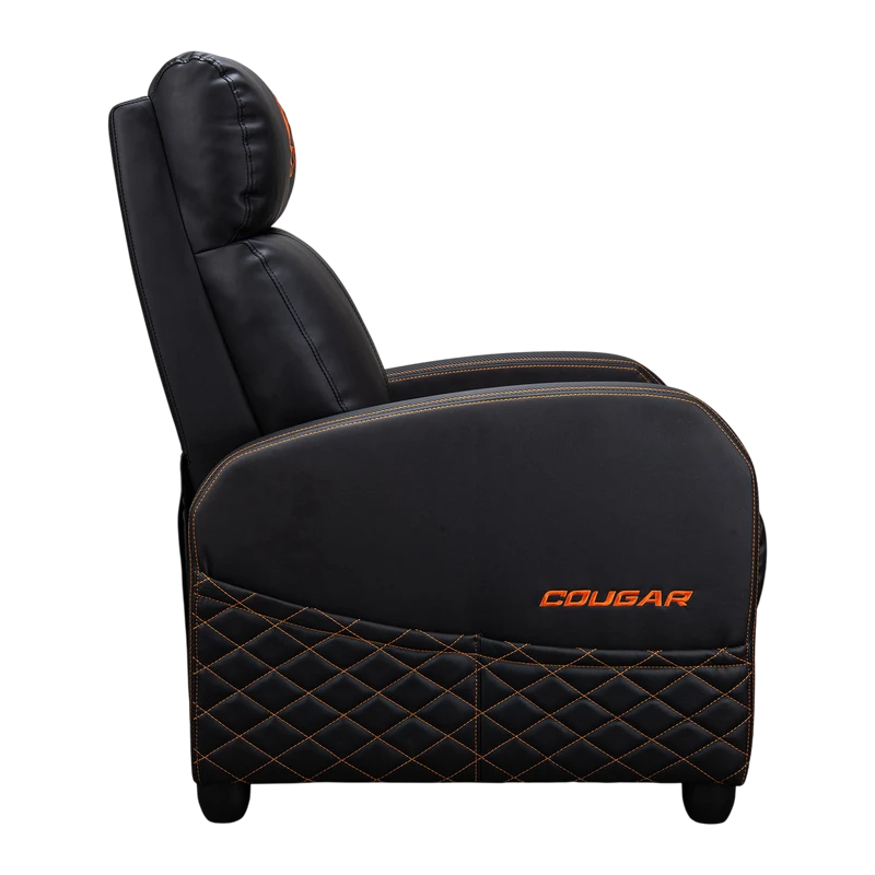 Игровое кресло cougar ranger elite, искусственная кожа, черный | оранжевый 4