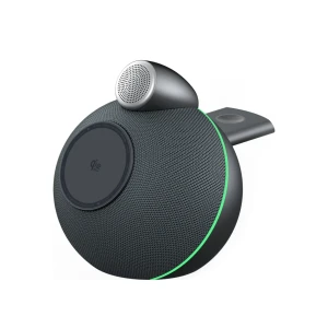 Беспроводная зарядка и колонка wiwu conch wi-g042, черная.
