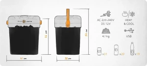 Автомобильный холодильник peme ice-on 27 adventure orange Thumbnail 8
