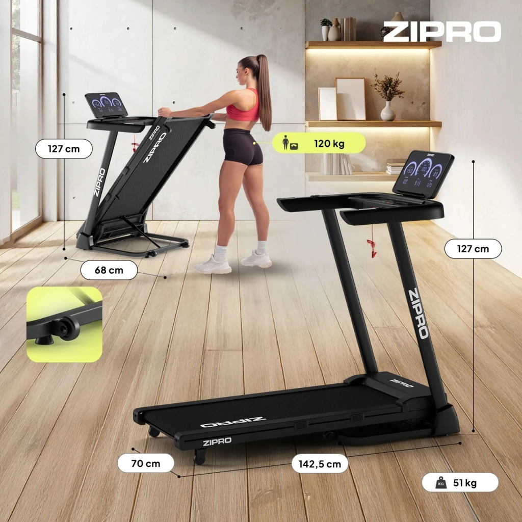 Беговая дорожка zipro luma 7