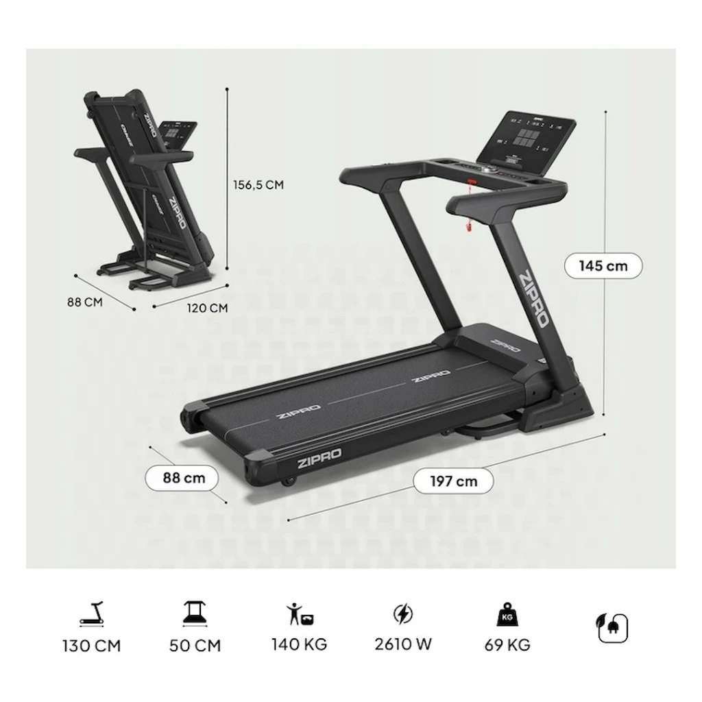 Беговая дорожка zipro sigma 6