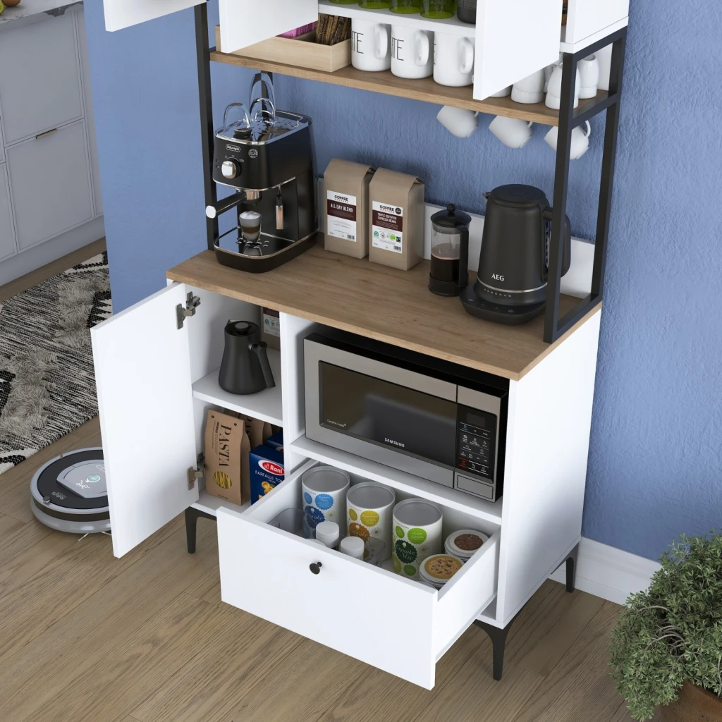 Буфет rani je159 white walnut 5