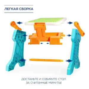 Детский столик-трансформер со стулом 4play learning table 2in1 Thumbnail 2