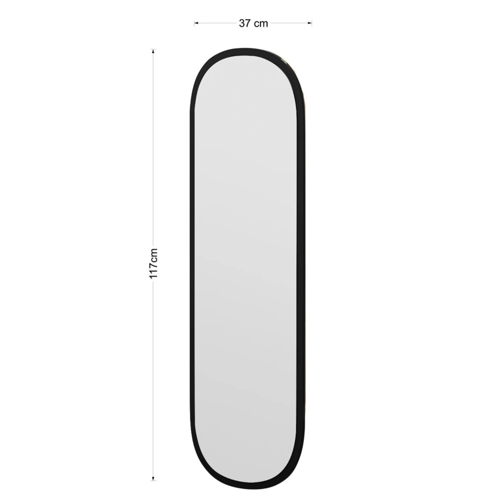 Oglindă hanah home magnum black 8