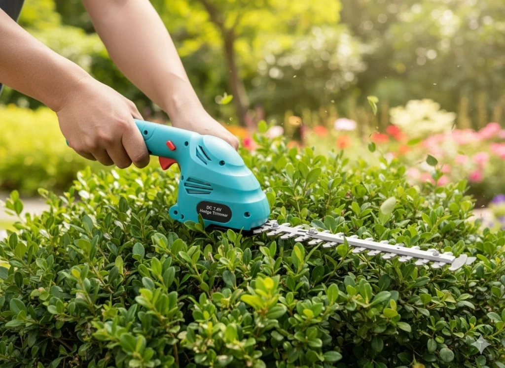 Кусторез аккумуляторный gardenline wan6994 5