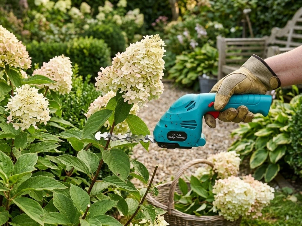 Кусторез аккумуляторный gardenline wan6994 3