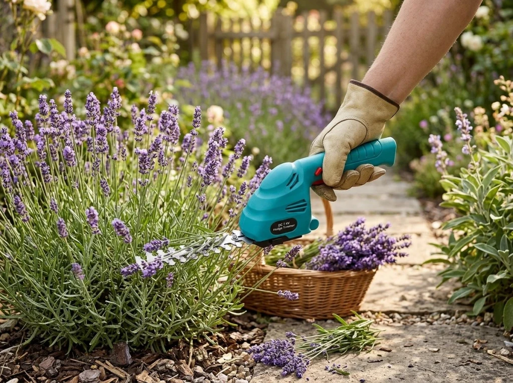 Кусторез аккумуляторный gardenline wan6994 4