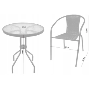Set mobila de grădină gardenline neo2262kpl Thumbnail 3