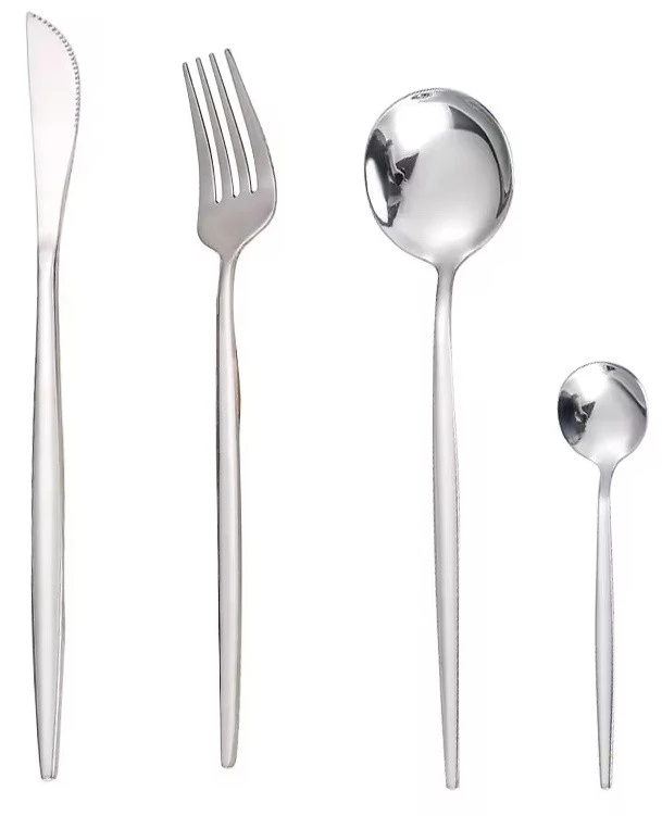 Set tacâmuri product polished cutlery silver 24pcs 3