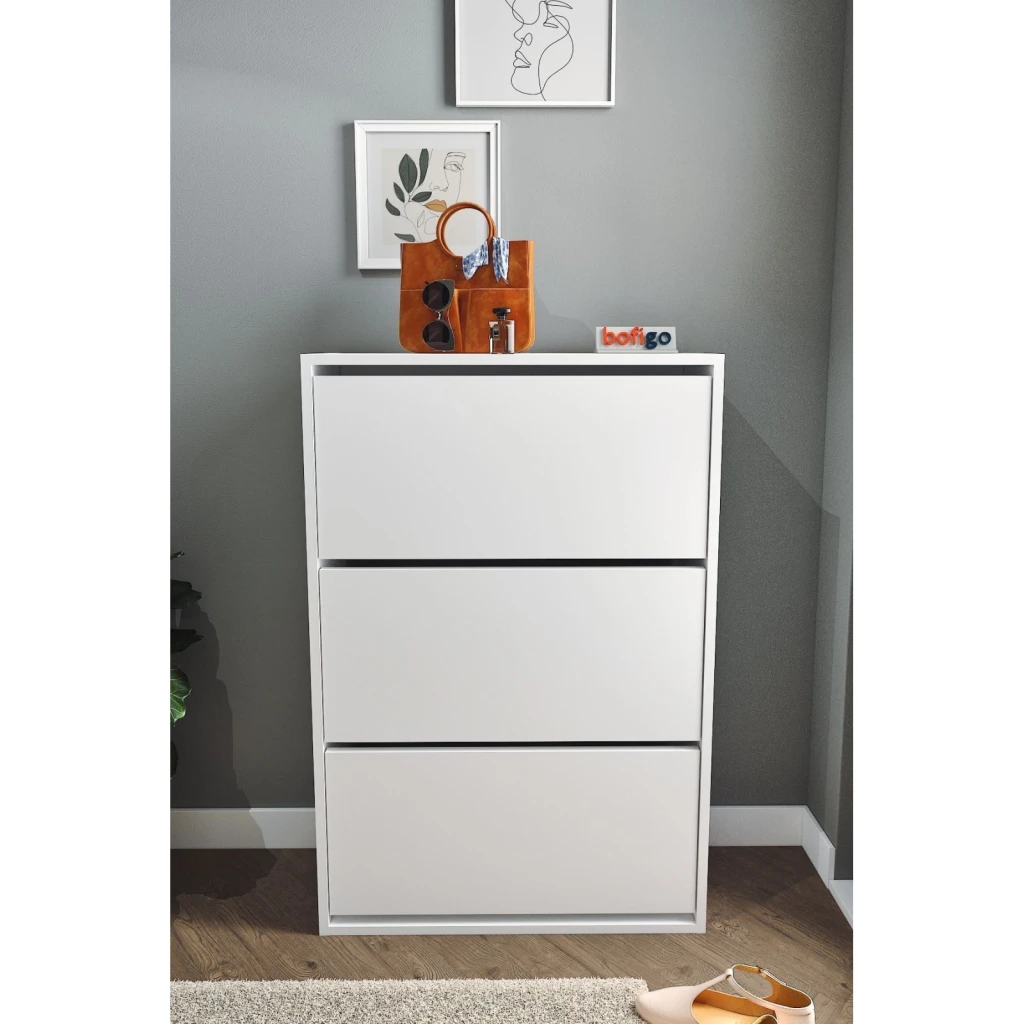 Rafturi pentru pantofi bofigo 18-03-01 white 2
