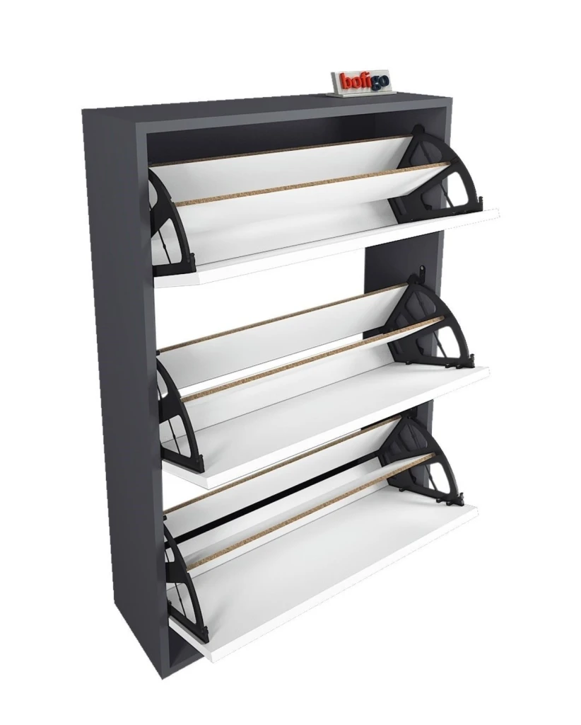 Обувница bofigo 18-03-81 anthracite/white 7