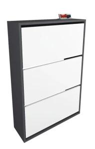 Обувница bofigo 18-03-81 anthracite/white Thumbnail 6