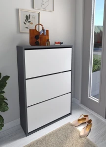 Rafturi pentru pantofi bofigo 18-03-81 anthracite/white
