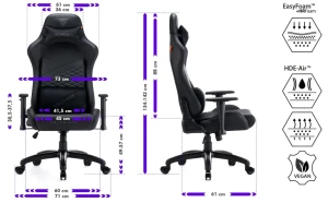 Scaun gaming sense7 spellcaster senshi edition xl black Thumbnail 11