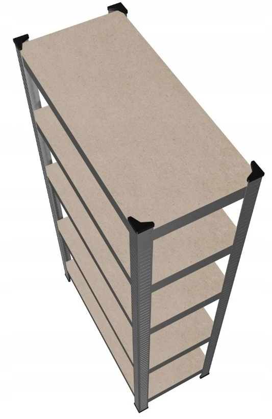 Unitate de rafturi de depozitare gardenline gwi7378 150x70x30cm 5