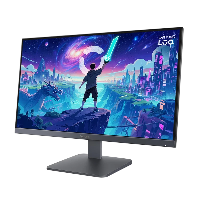 27" игровой монитор lenovo loq 27q-10, ips 2560x1440 wqhd, lunar grey 5