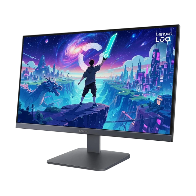 27" игровой монитор lenovo loq 27-10, ips 1920x1080 fhd, чёрный | серый 8