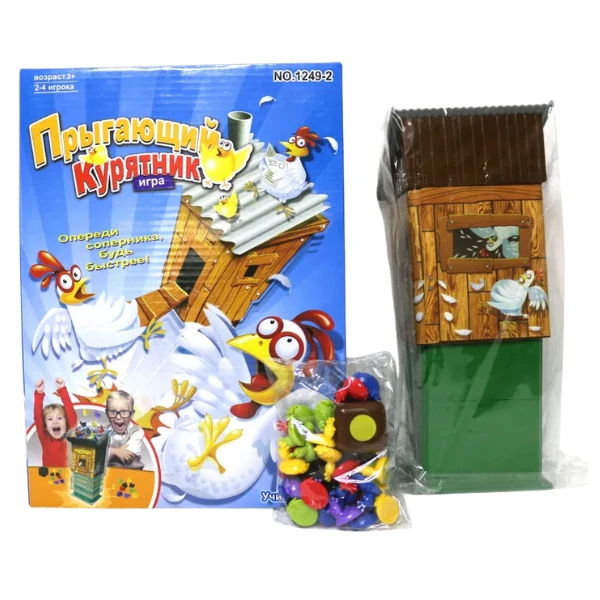 Настольная игра "прыгающий курятник", (рус.) 5