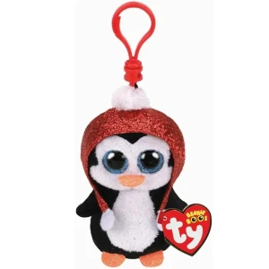 Breloc - pinguin 10 cm (mini boo clip)