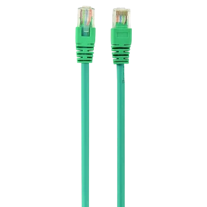 Патч-корд cablexpert pp12-0.25m/g, cat5e utp, 0,25м, зелёный