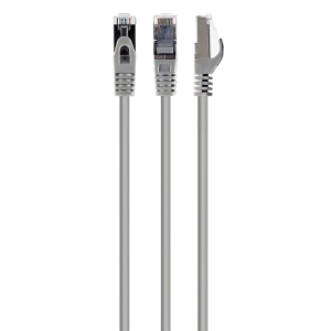Патч-корд cablexpert pp6-10m, cat6 ftp , 10м, серый